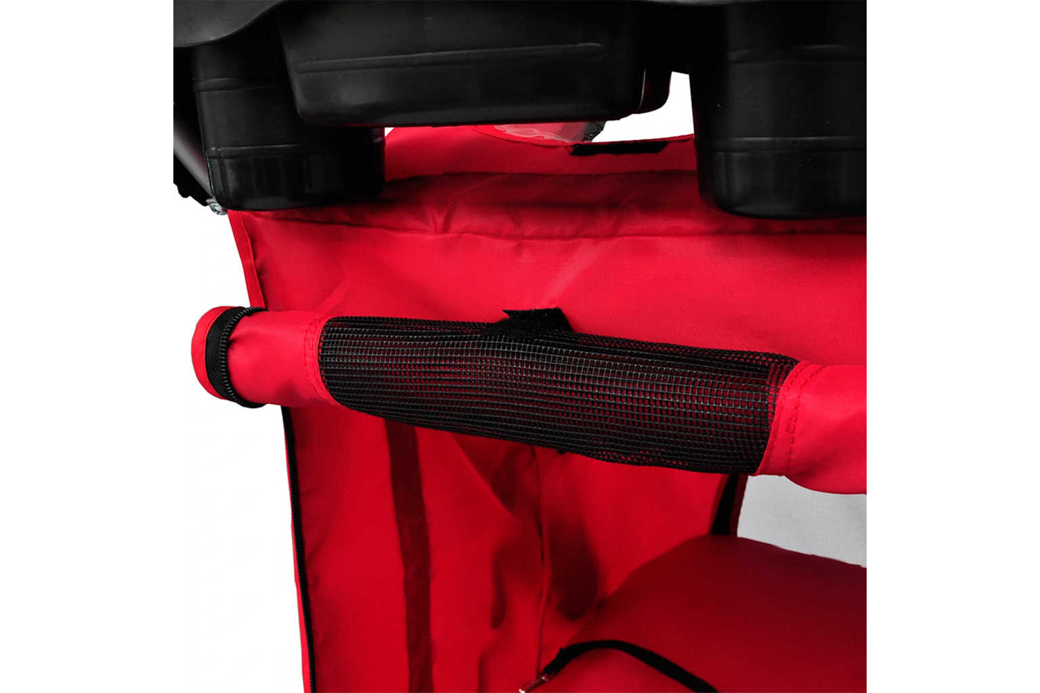 Vidaxl 170055 Folding Pet Stroller Dog/cat Travel Carrier Red-6