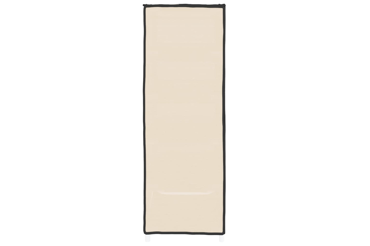 vidaXL 337263 Shoe Cabinet Cream 60x28x90cm Fabric-3