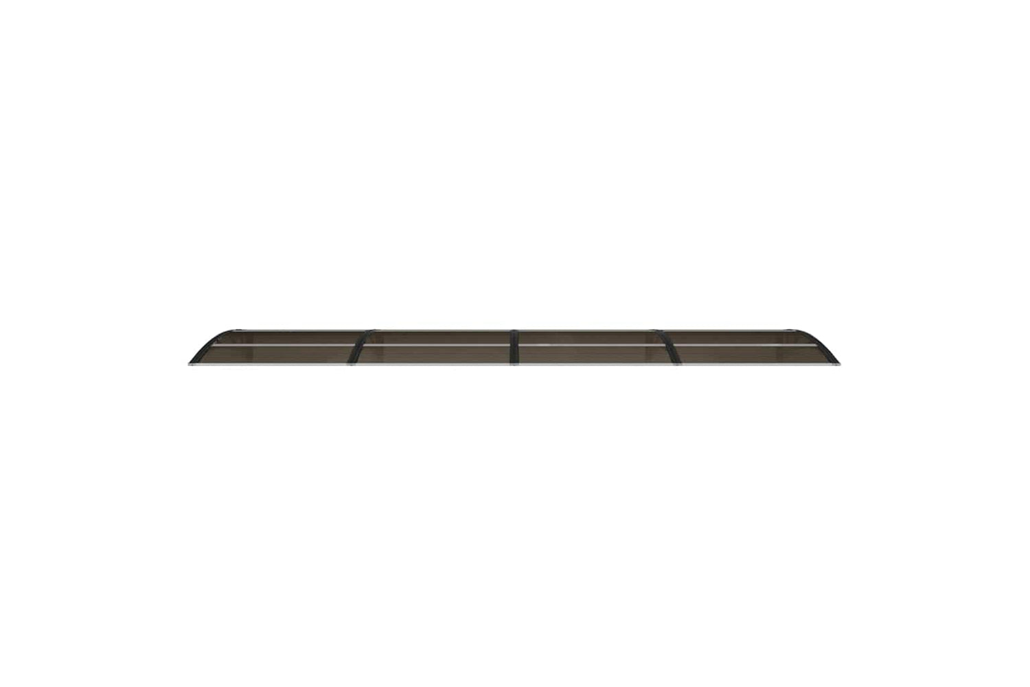 vidaXL Door Canopy Black 400x100cm Polycarbonate-3
