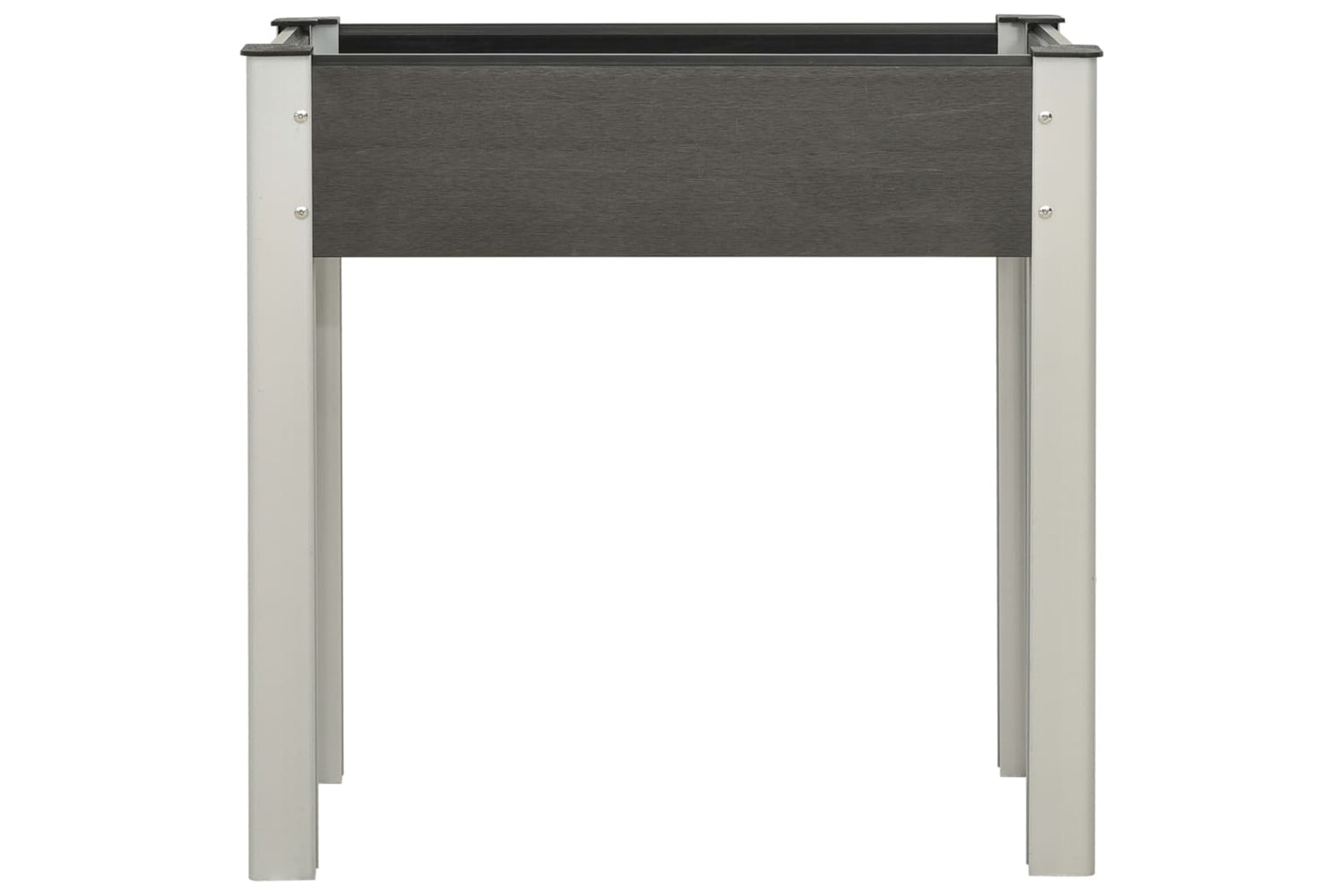 vidaXL 149010 Garden Raised Bed 75x40x75cm Wpc Grey-2