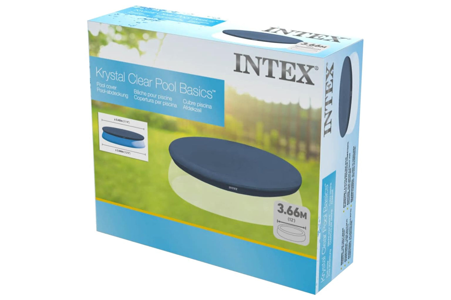 Intex 91507 Intex Pool Cover Round 366 Cm 28022-2