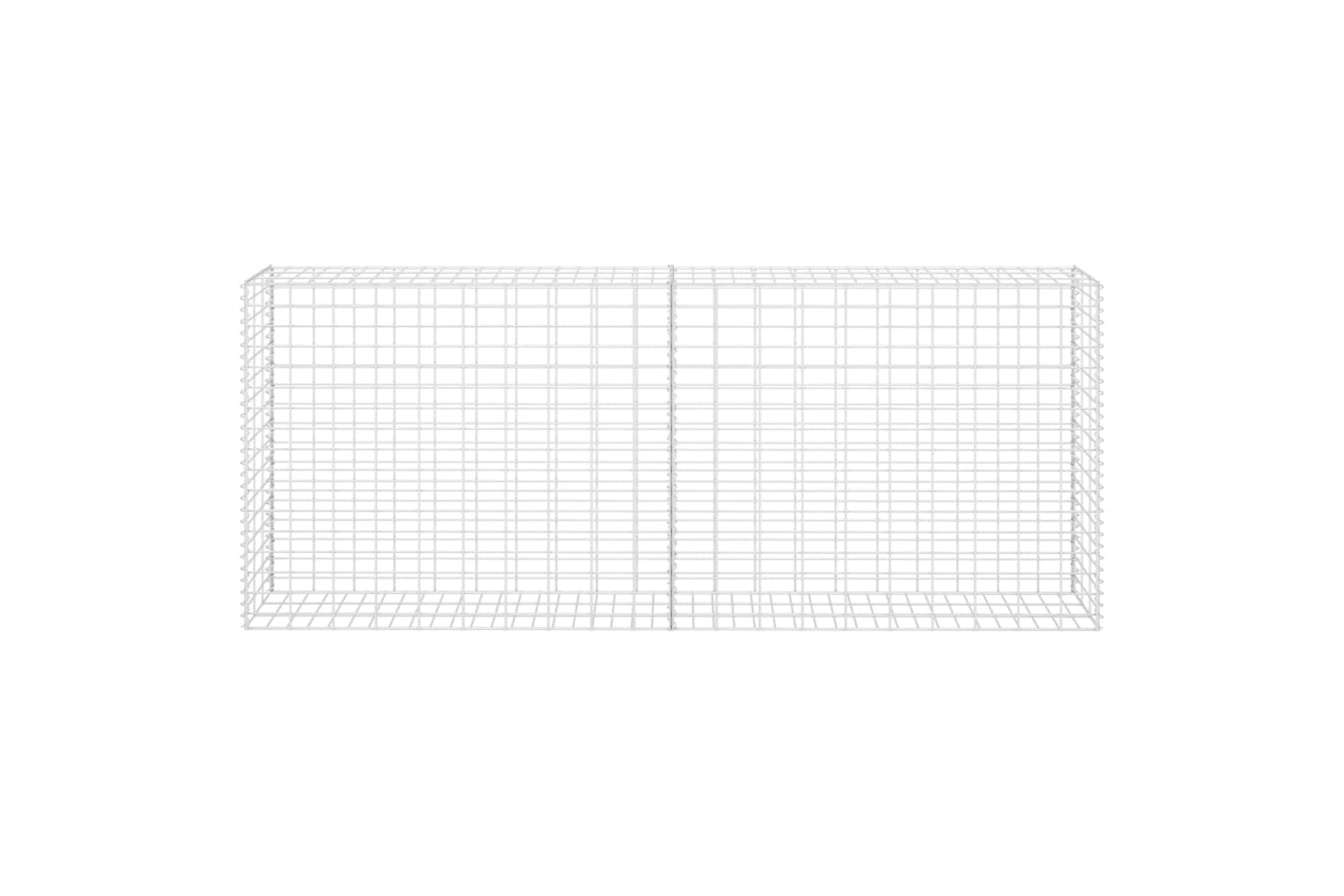Vidaxl 142359 Gabion Basket Galvanised Steel 85x30x200 Cm-2