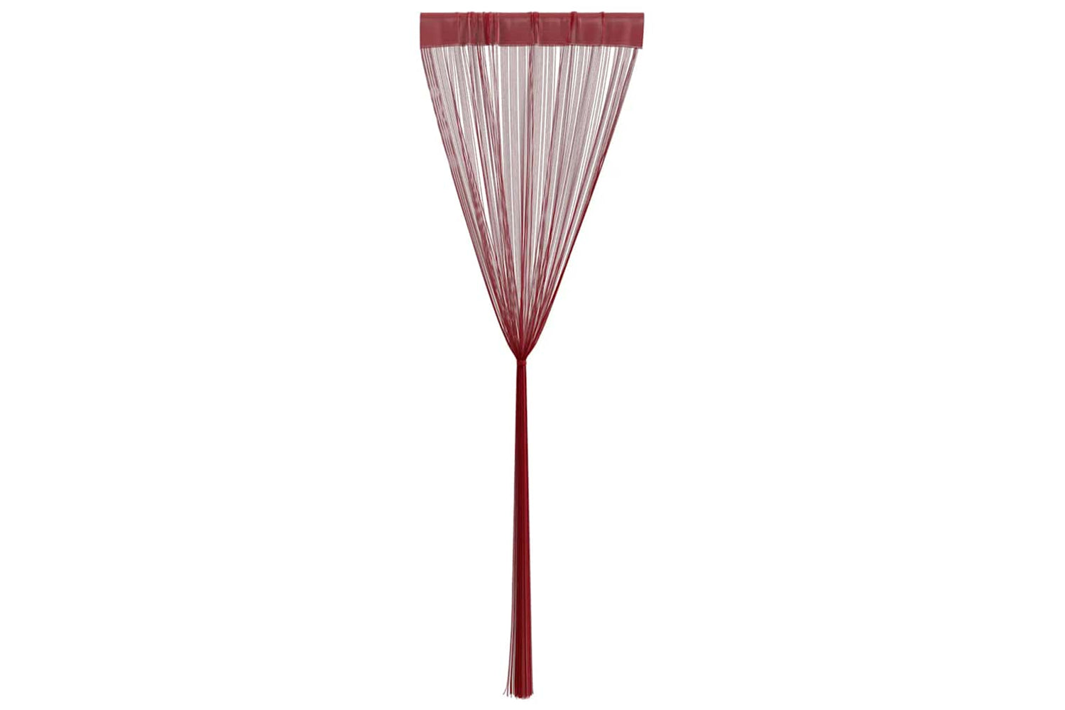 vidaXL 132408 String Curtains 2 Pcs 100x250cm Burgundy-5