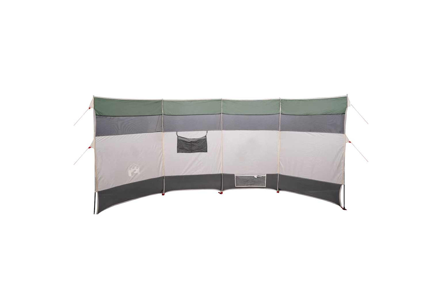 Vidaxl Camping Windbreak Green 366x152x152 Cm Waterproof-3