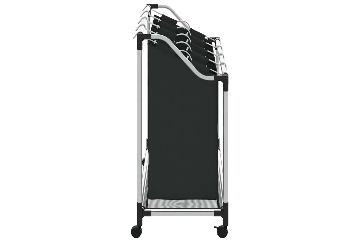 Vidaxl 240367 Laundry Sorter With 4 Bags Black Grey-5