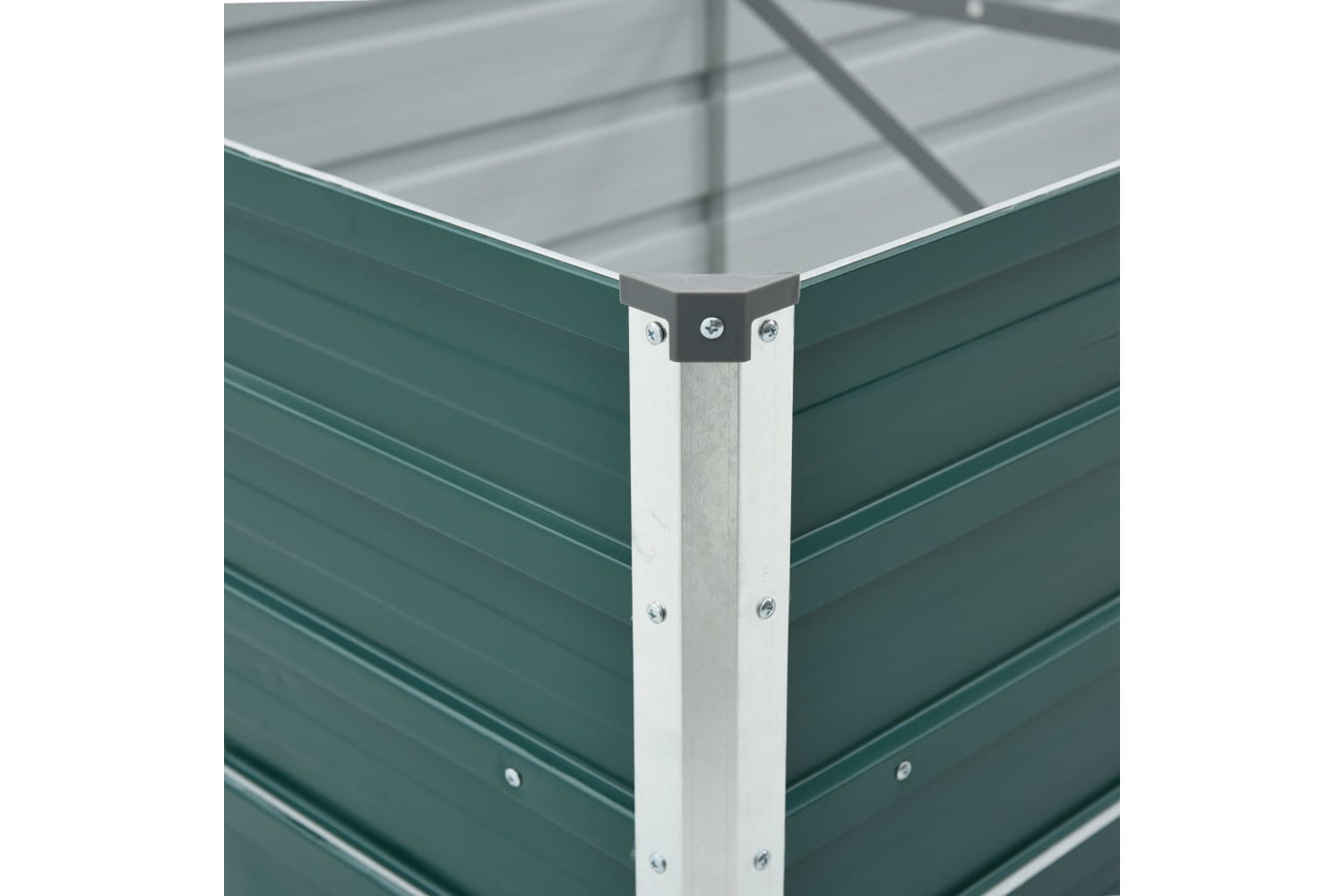 vidaXL 47073 Garden Raised Bed Galvanised Steel 600x80x45cm Green-4