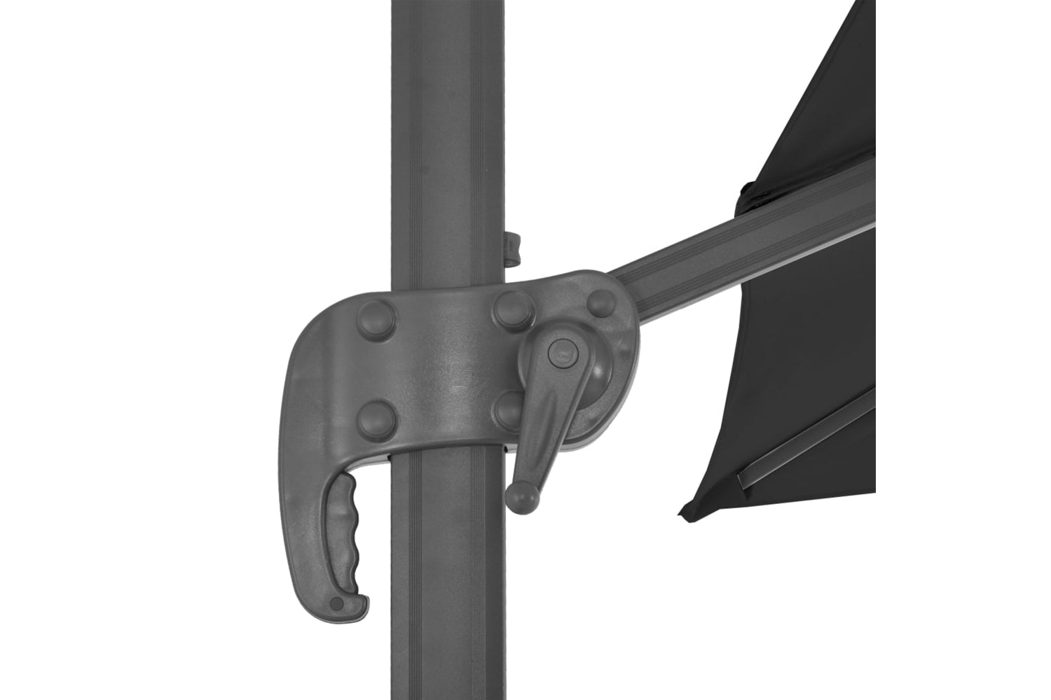 Vidaxl 276346 Outdoor Umbrella With Portable Base Anthracite-6