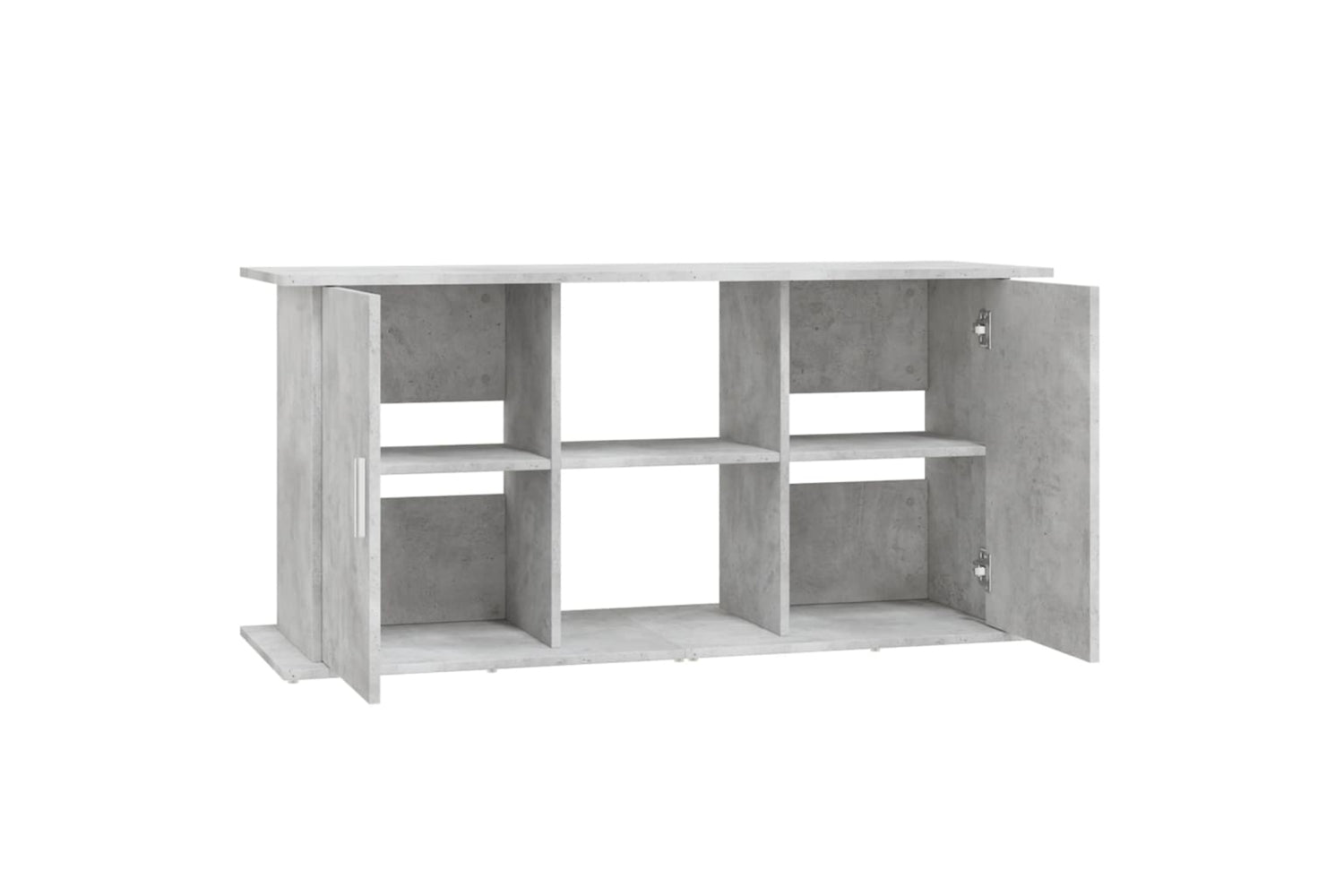 vidaXL 833619 Aquarium Stand Concrete Grey 121x41x58cm Engineered Wood-5