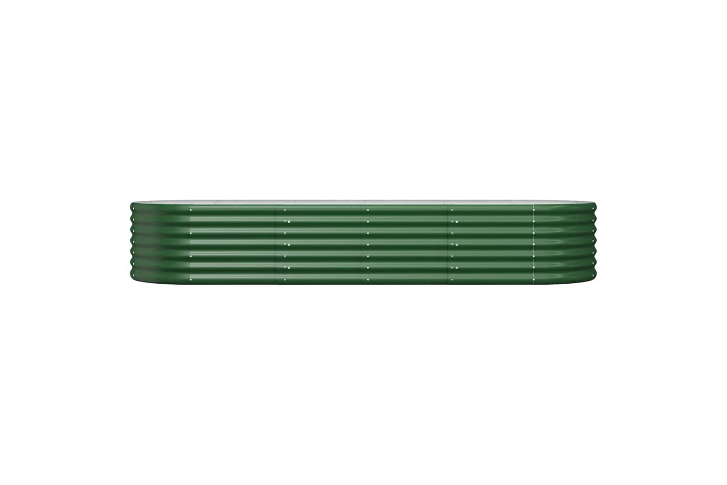 vidaXL 318918 Garden Raised Bed Powder-coated Steel 224x80x36cm Green-2