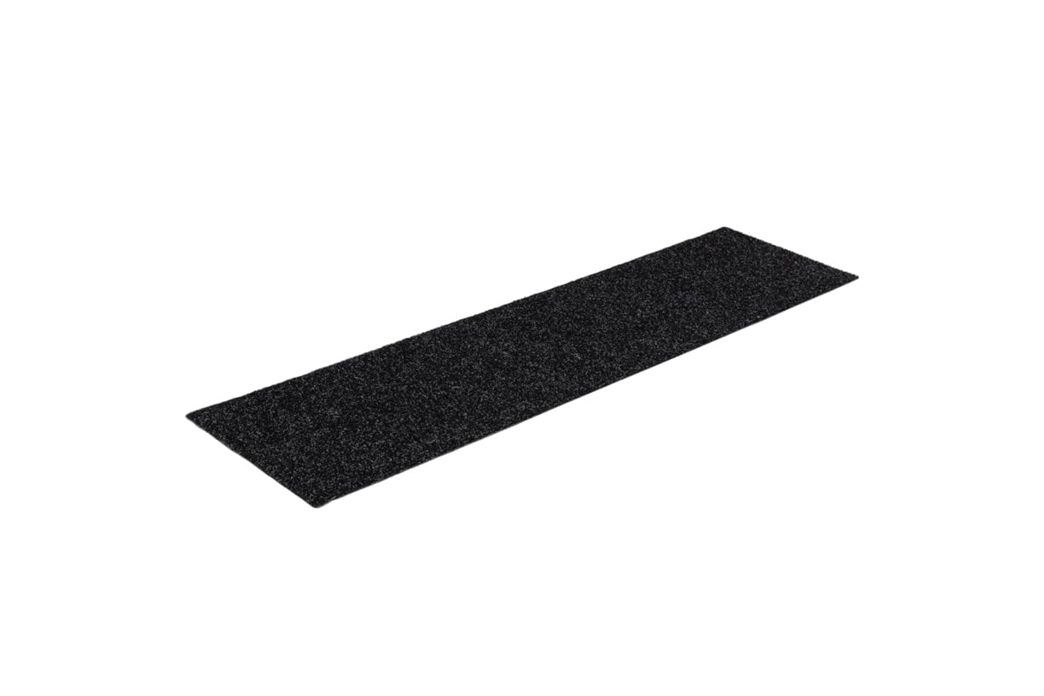 vidaXL 326926 Self-adhesive Stair Mats Rectangular 15 Pcs 76x20cm Black-2