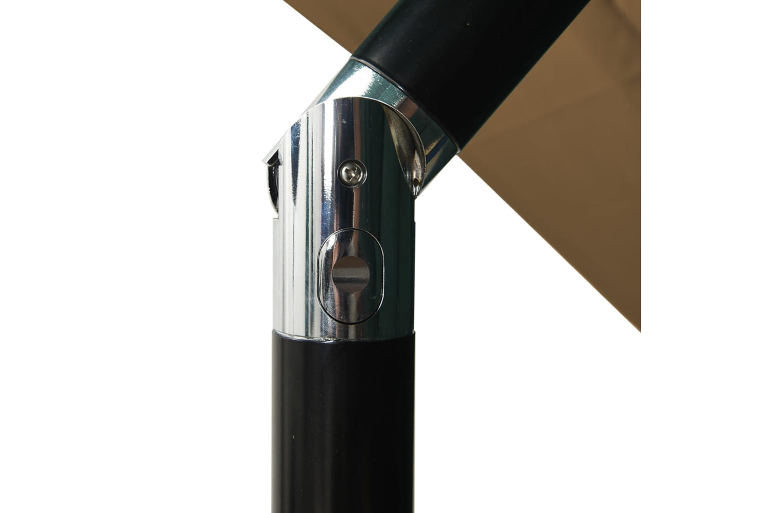 Vidaxl 313839 3-tier Parasol With Aluminium Pole Taupe 2.5x2.5 M-6