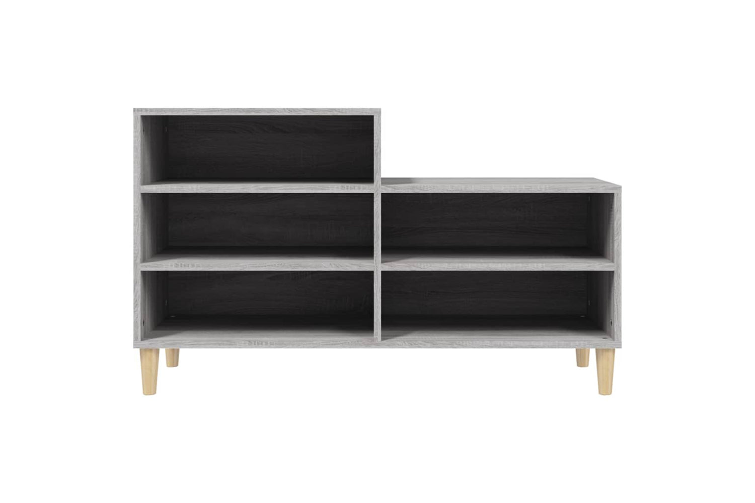 vidaXL 819730 Shoe Cabinet Grey Sonoma 102x36x60cm Engineered Wood-4