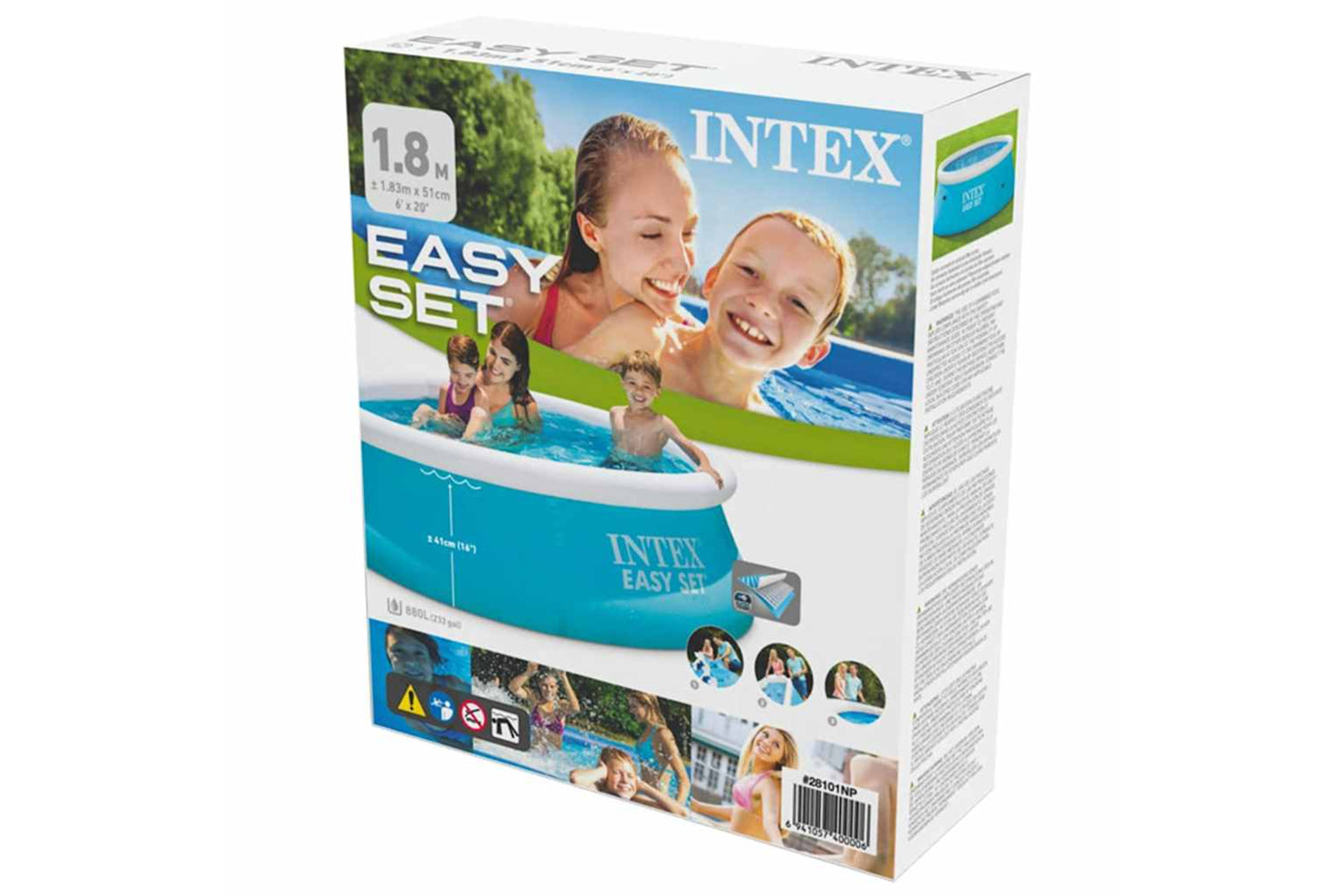 Intex 91475 Intex Swimming Pool Easy Set 183x51 Cm 28101np-4