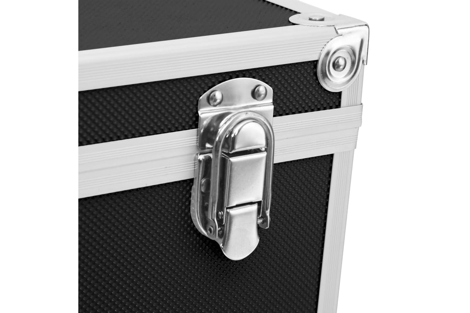 vidaXL 91840 Make-up Case 37x24x40cm Black Aluminium-8