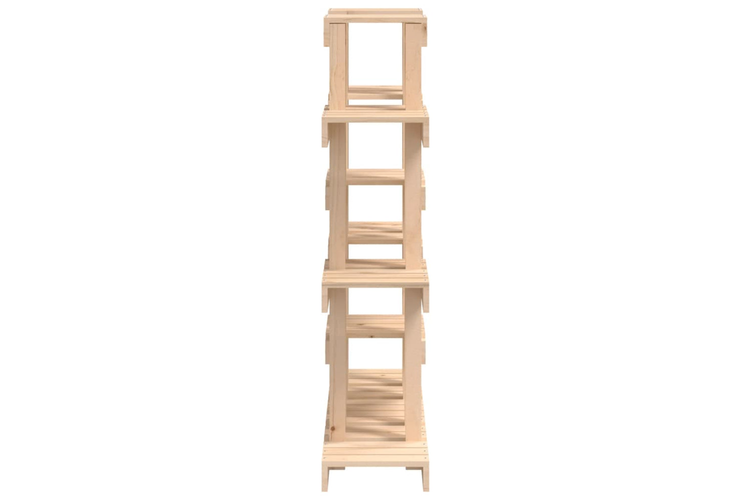 vidaXL 822092 Plant Stand 104.5x25x109.5cm Solid Wood Pine-5