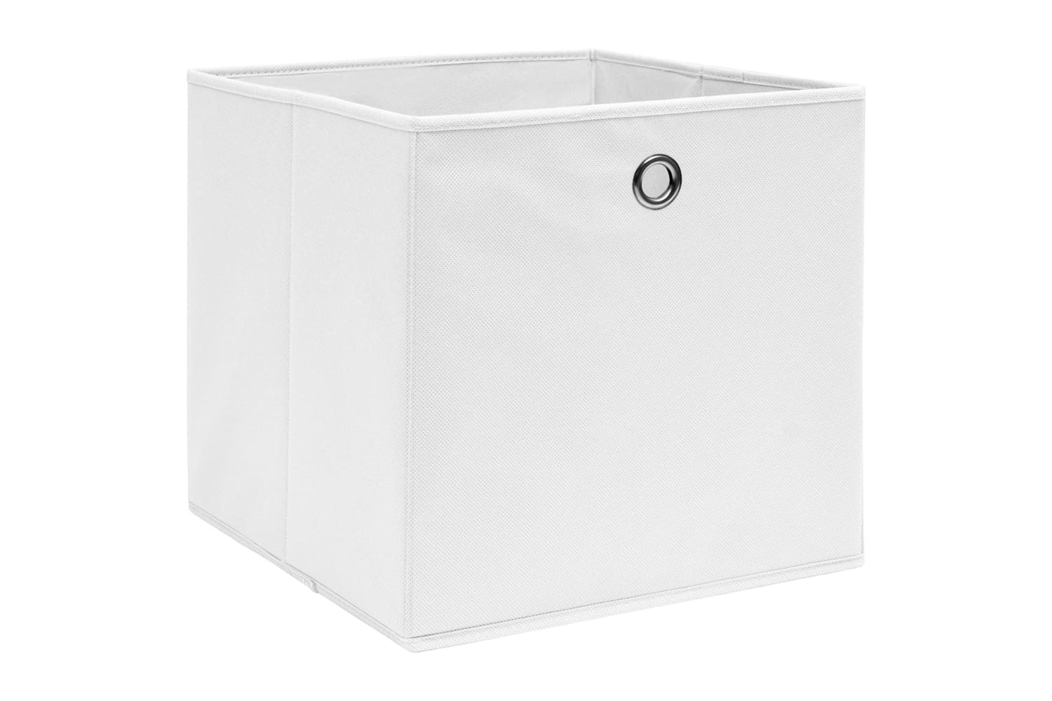 vidaXL 325207 Storage Boxes 4 Pcs Non-woven Fabric 28x28x28cm White-2