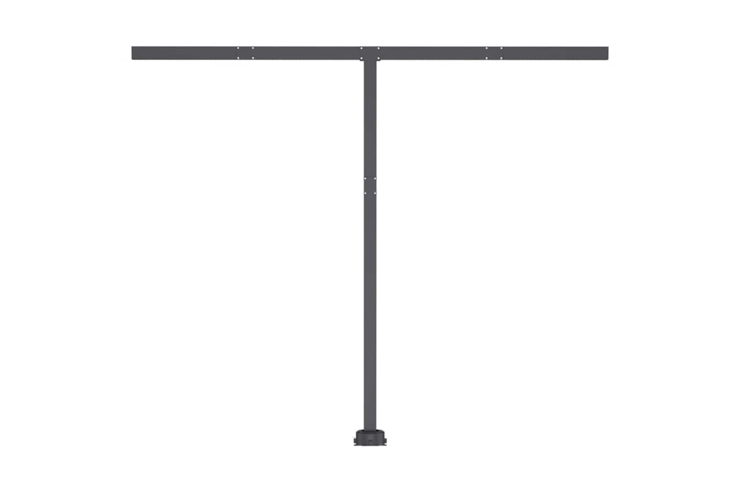 Vidaxl Manual Retractable Awning With Led 350x250 Cm Blue And White-8