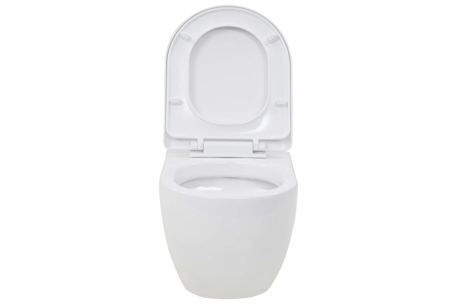 Vidaxl 3082092 Wall-hung Toilet With Concealed High Cistern Ceramic-5