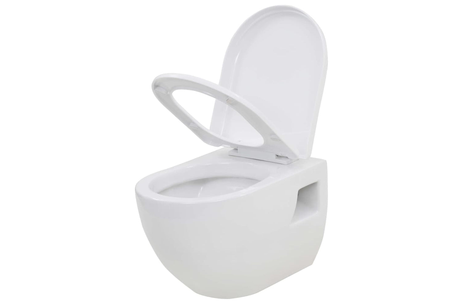 Vidaxl 3082092 Wall-hung Toilet With Concealed High Cistern Ceramic-6