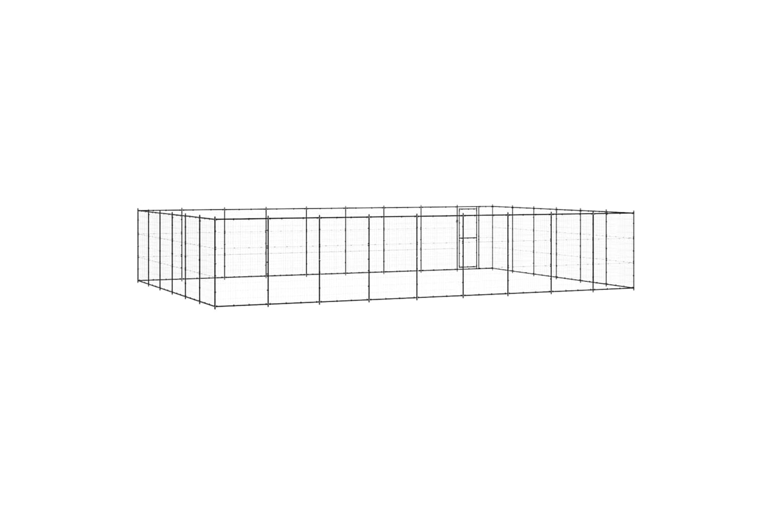 Vidaxl 3082326 Outdoor Dog Kennel Steel 65.34 M2-5