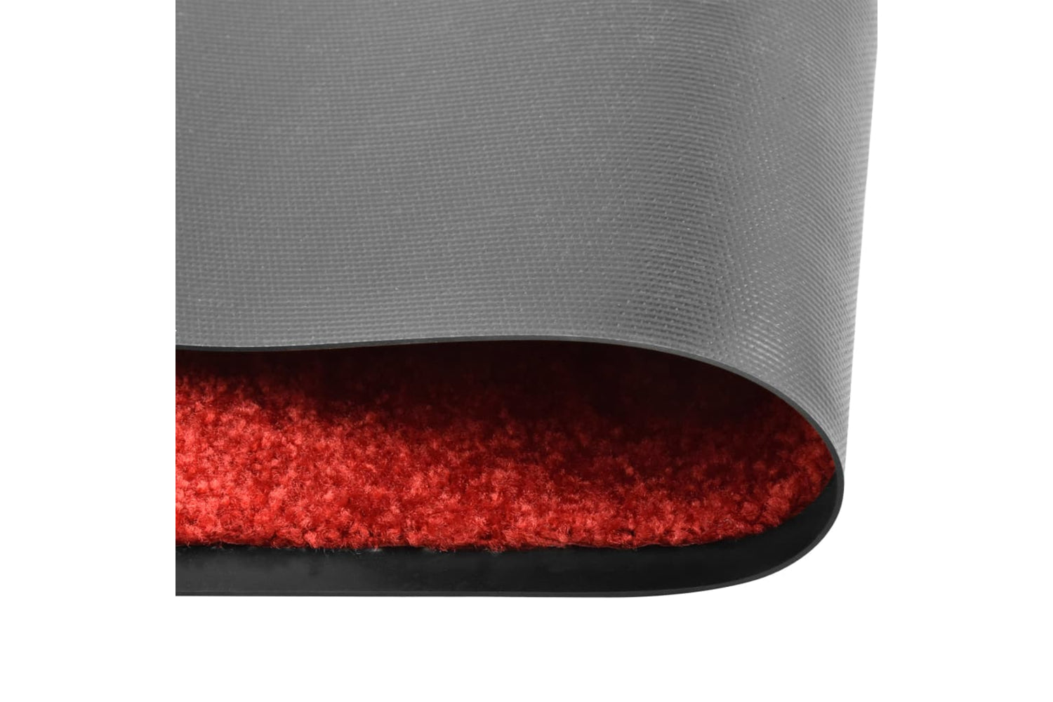 vidaXL 323422 Doormat Washable Red 60x90cm-2