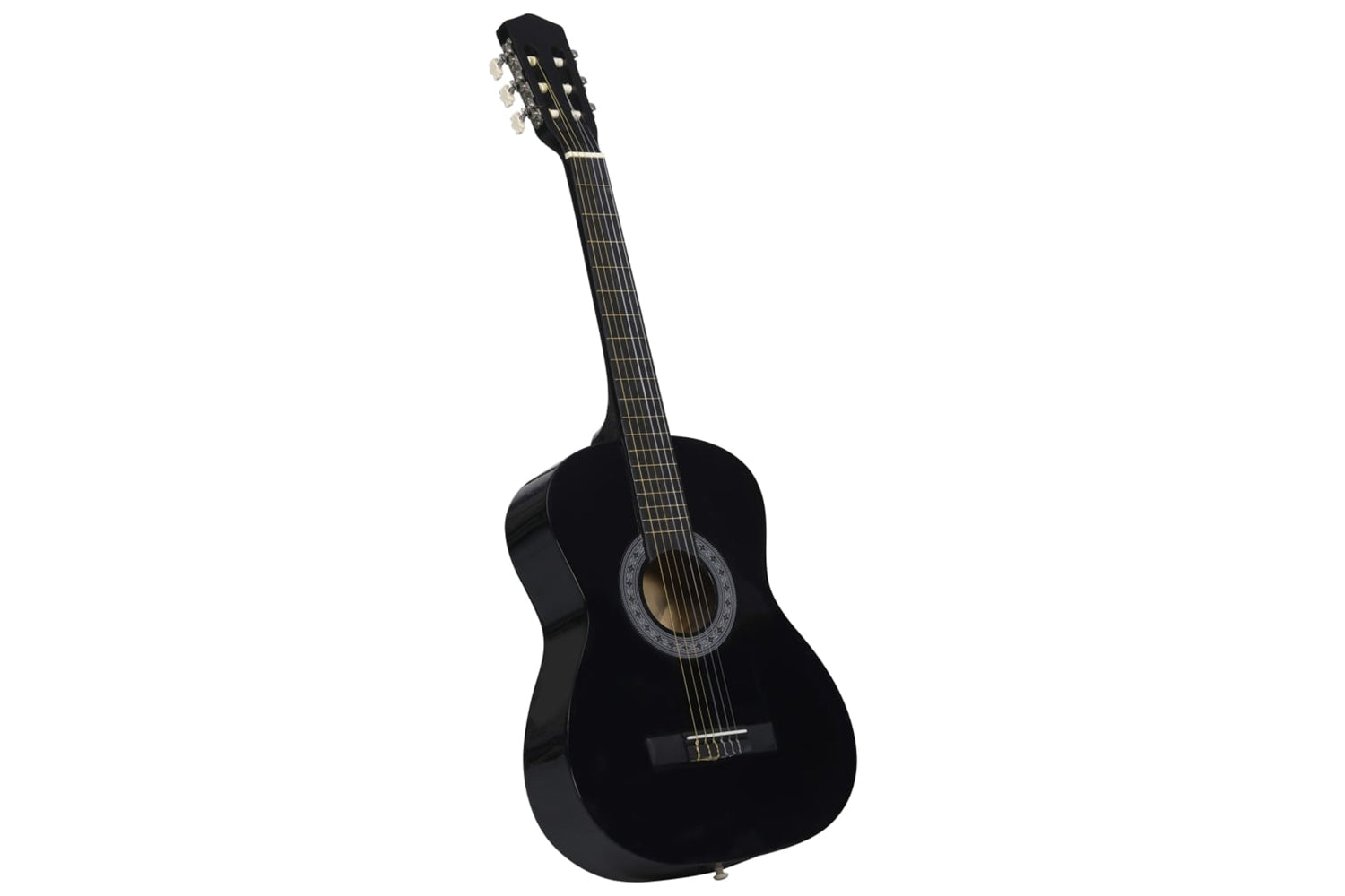 vidaXL 3055889 Classical Guitar For Beginner With Bag Black 3/4 36"-2