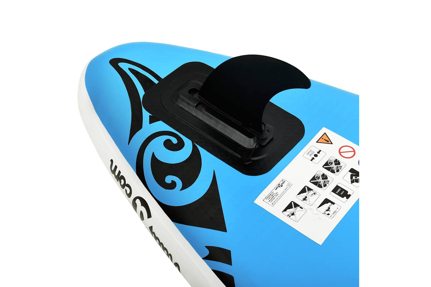 Vidaxl Inflatable Stand Up Paddleboard Set 366x76x15 Cm Blue-7
