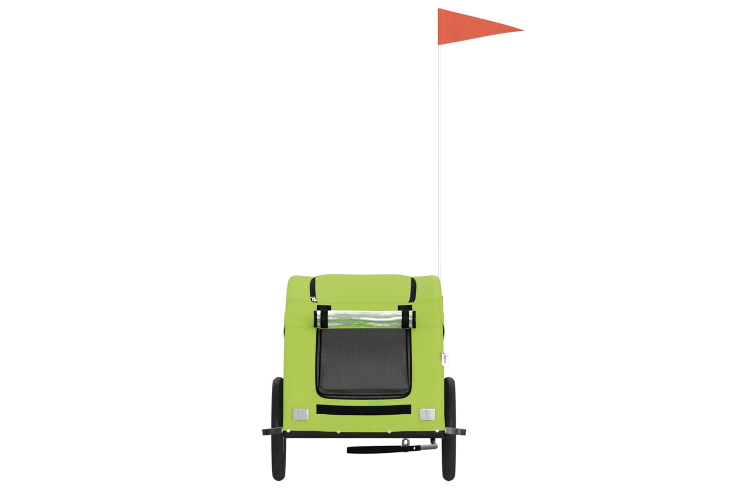 Vidaxl 93962 Pet Bike Trailer Green Oxford Fabric And Iron-3