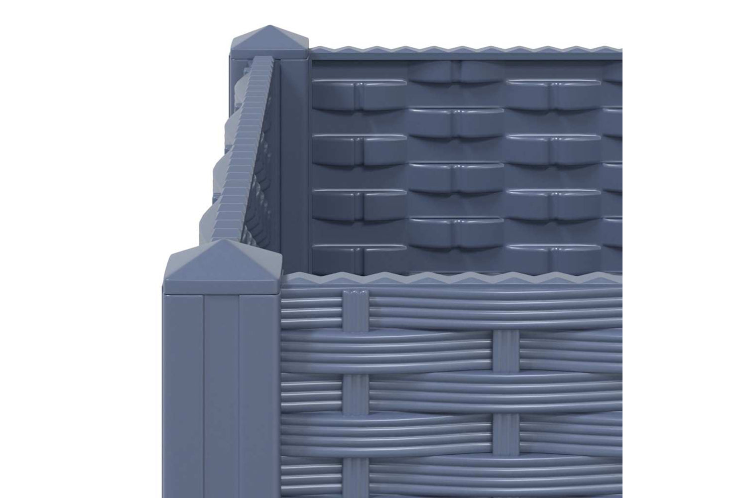 vidaXL Raised Bed 40x40x38cm Polypropylene-6