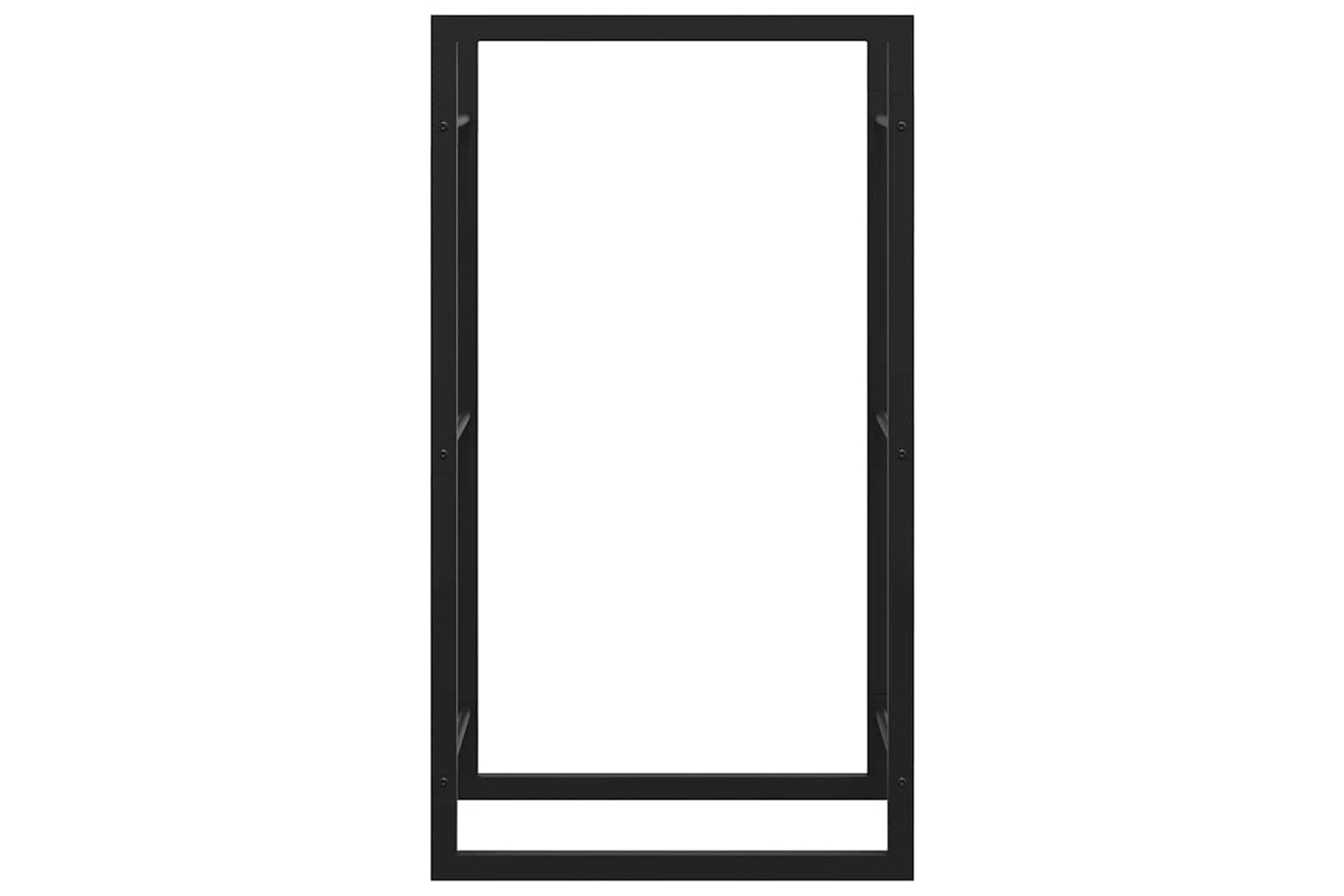 vidaXL 350305 Firewood Rack Matt Black 50x28x94cm Steel-4