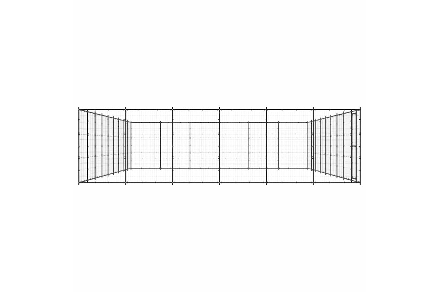 Vidaxl 3082326 Outdoor Dog Kennel Steel 65.34 M2-4
