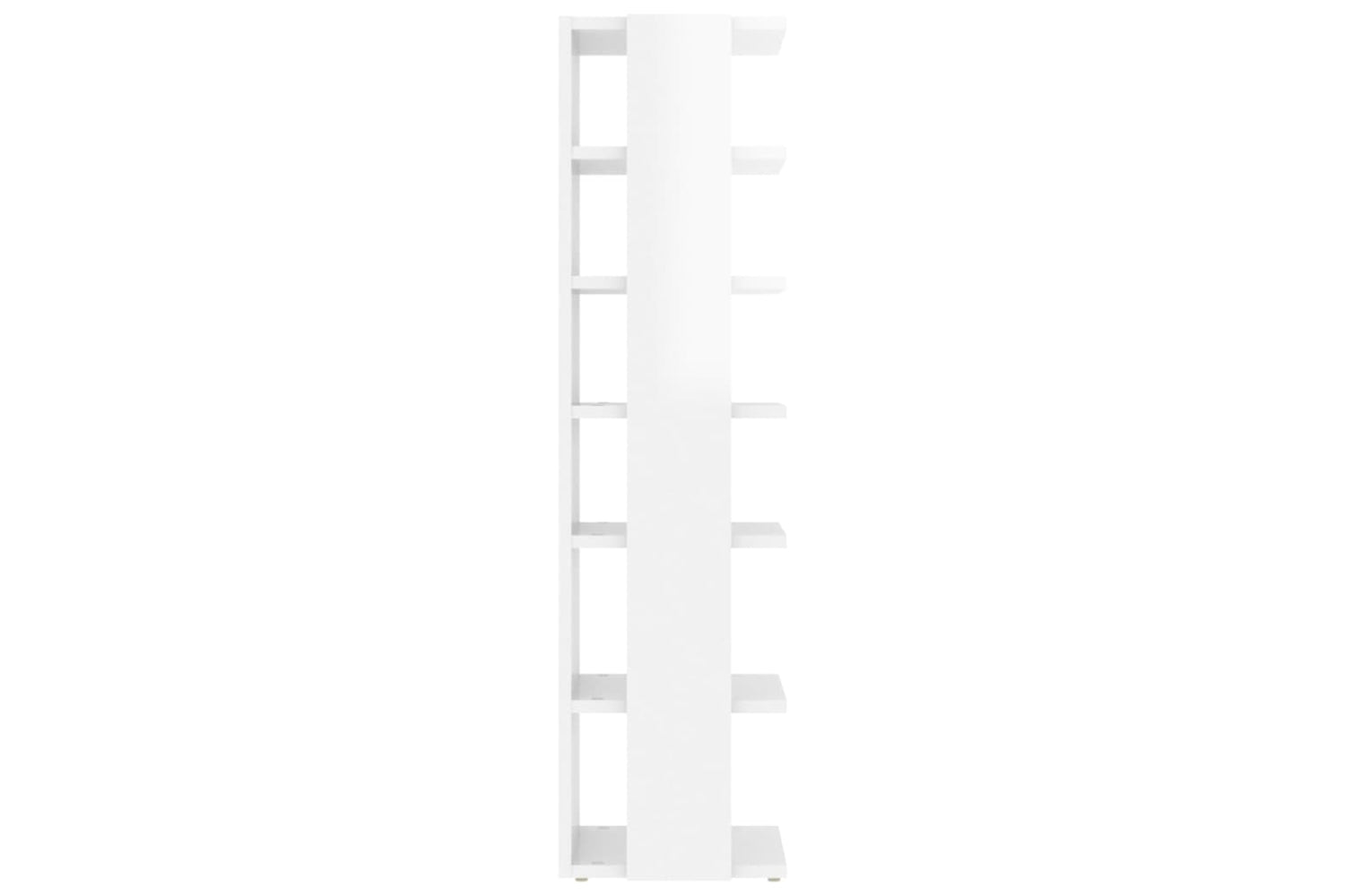 vidaXL 808497 Shoe Cabinet High Gloss White 27.5x27x102cm Engineered Wood-4