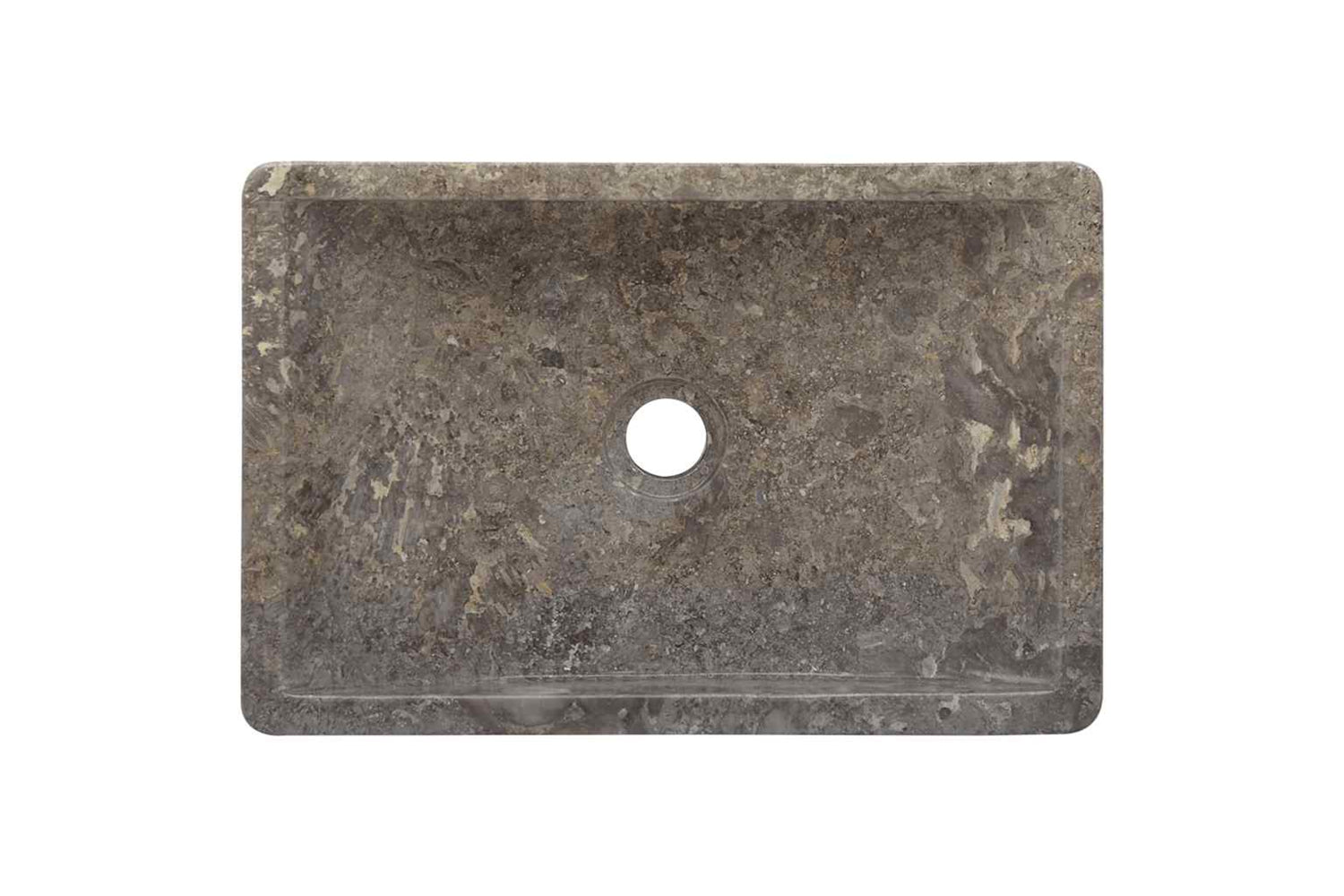 vidaXL 149156 Sink Marble 45x30x12cm High Gloss Grey-6