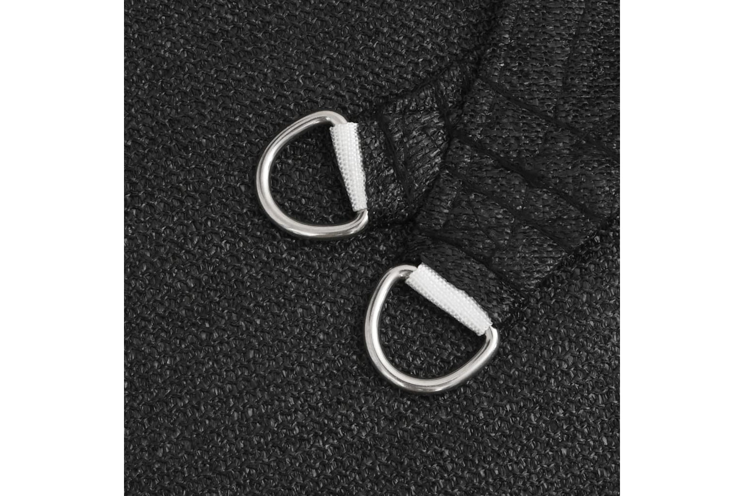 vidaXL 311737 Sunshade Sail 160 G/mÂ² Black 3.5x5 M Hdpe-4