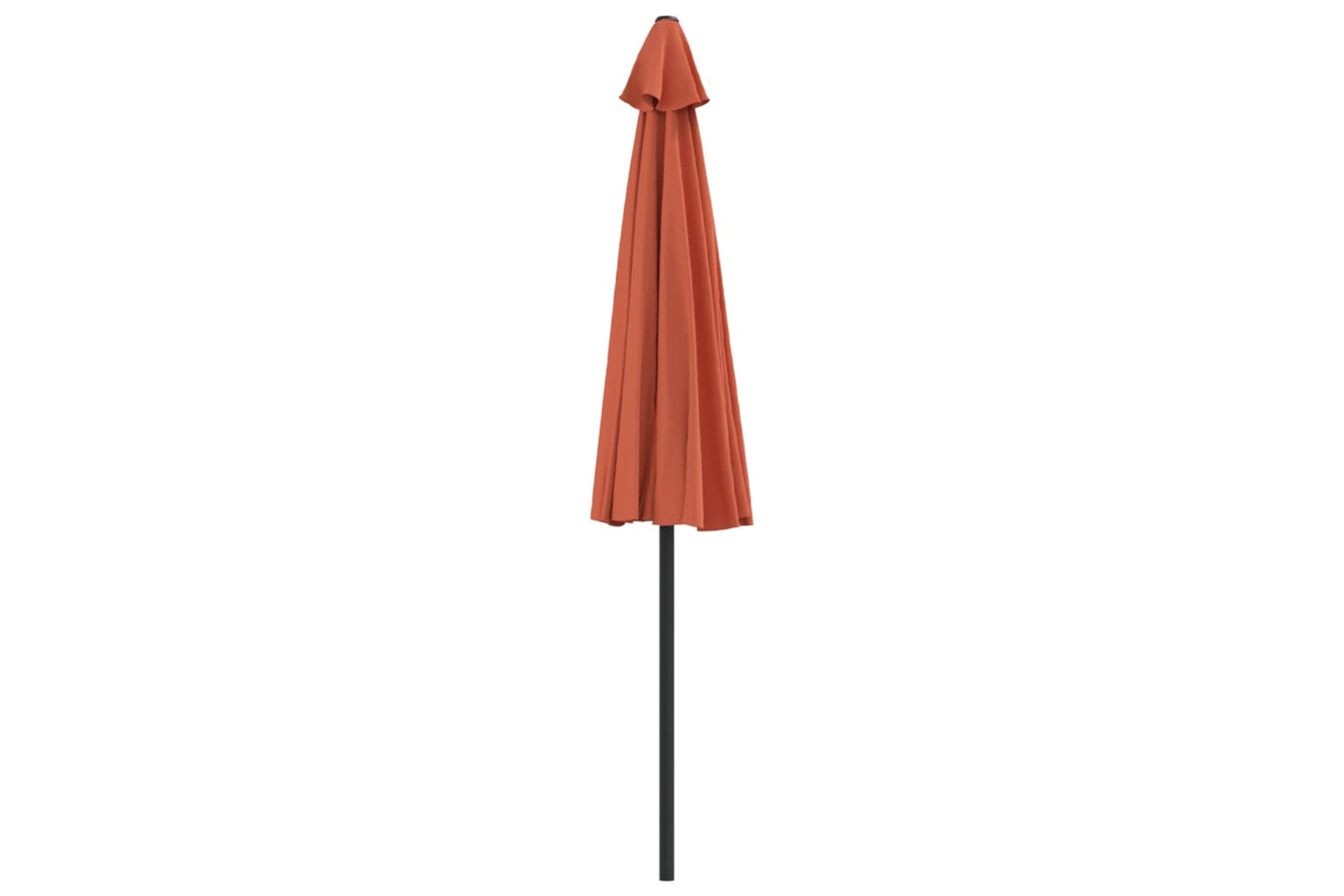 vidaXL 312499 Balcony Parasol With Aluminium Pole Terracotta 270x144x222cm Half-4