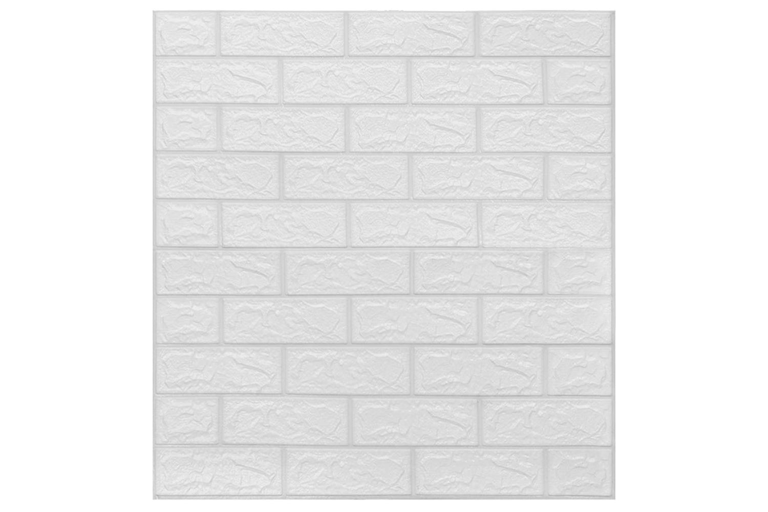 Vidaxl 150720 3d Wallpaper Bricks Self-adhesive 40 Pcs White-2
