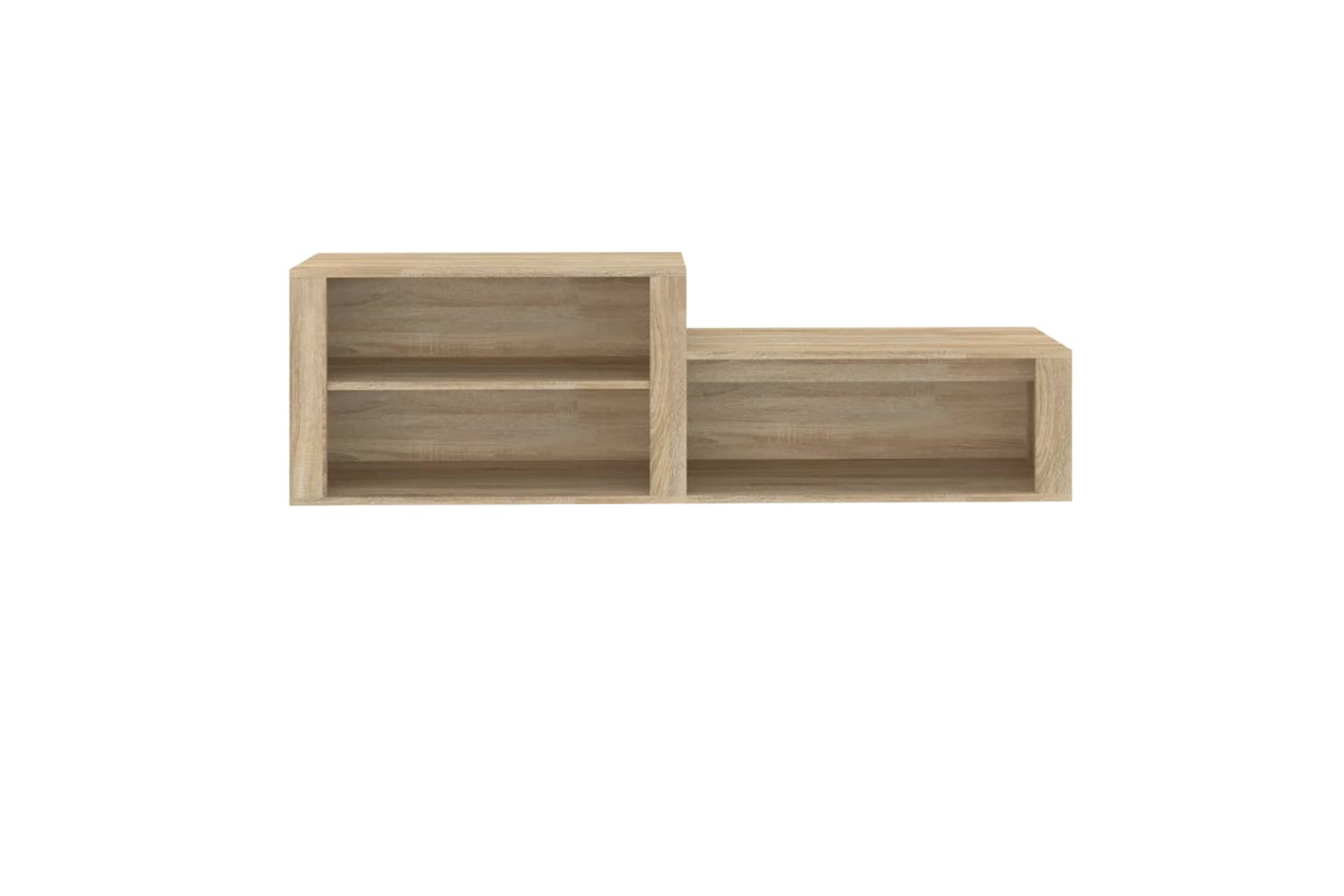 vidaXL 816915 Shoe Cabinet Sonoma Oak 150x35x45cm Engineered Wood-4