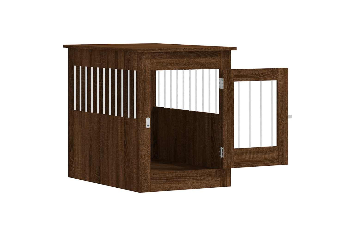 vidaXL 838329 Dog Crate Furniture Brown Oak 55x80x68cm Engineered Wood-5