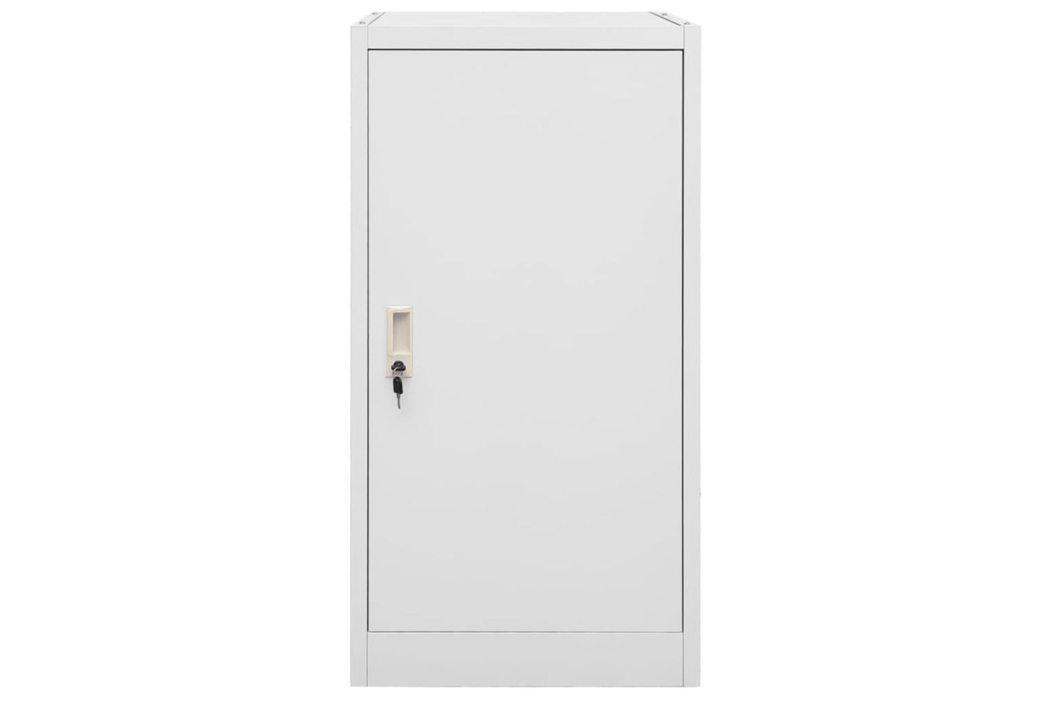 vidaXL 339604 Saddle Cabinet Light Grey 53x53x105cm Steel-2