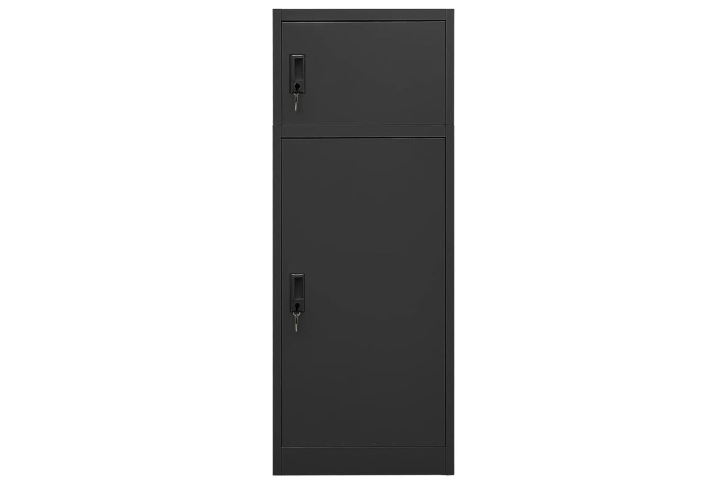 vidaXL 339602 Saddle Cabinet Anthracite 53x53x140cm Steel-2