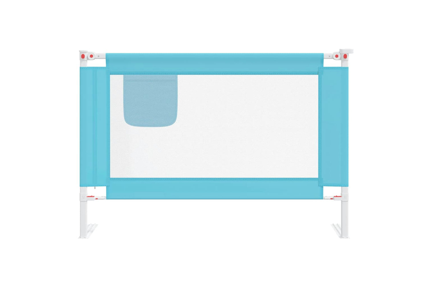 Vidaxl Toddler Safety Bed Rail Blue 100x25 Cm Fabric-2