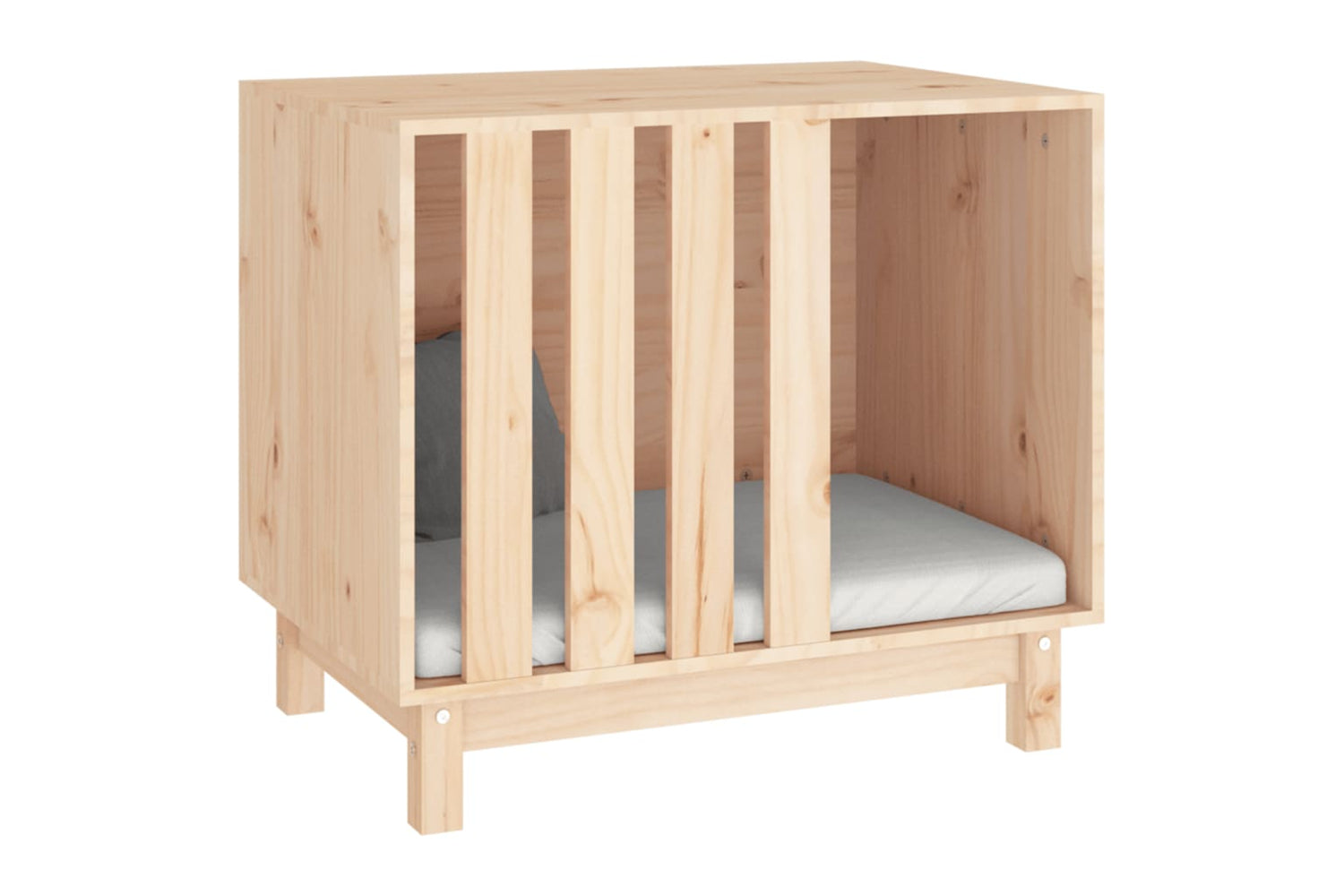 vidaXL 822481 Dog House 70x50x62cm Solid Wood Pine-3