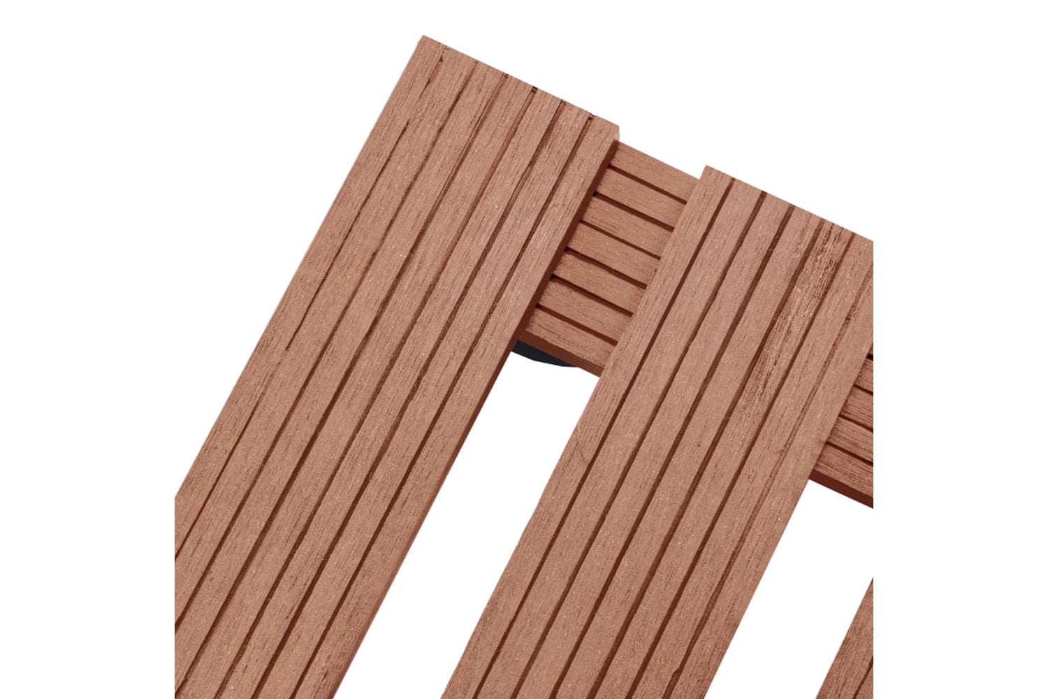 vidaXL 3143927 Plant Trolleys 4 Pcs Brown 30x30x7,5cm Wpc-4