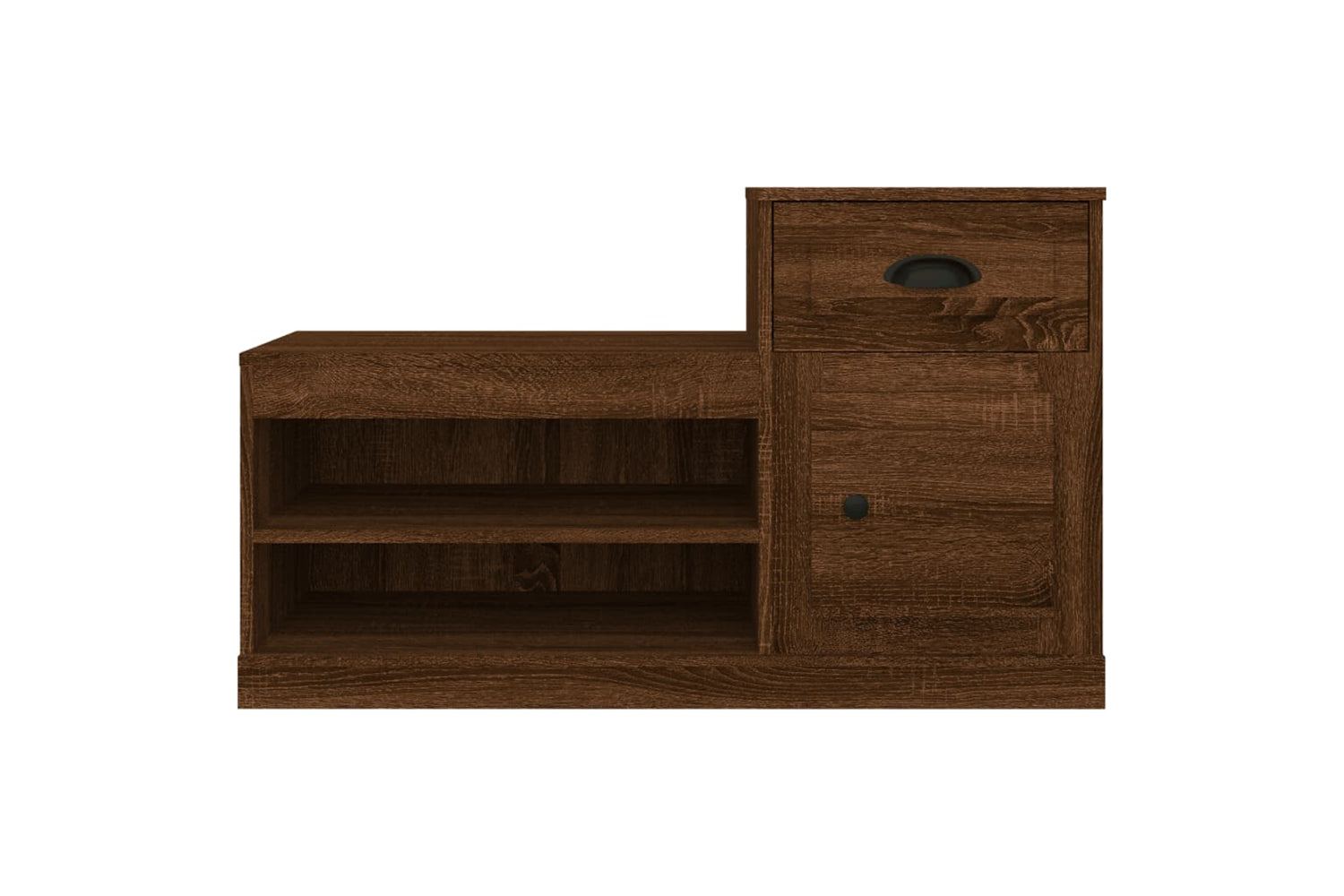 vidaXL 816423 Shoe Cabinet Brown Oak 100x42x60cm Engineered Wood-5