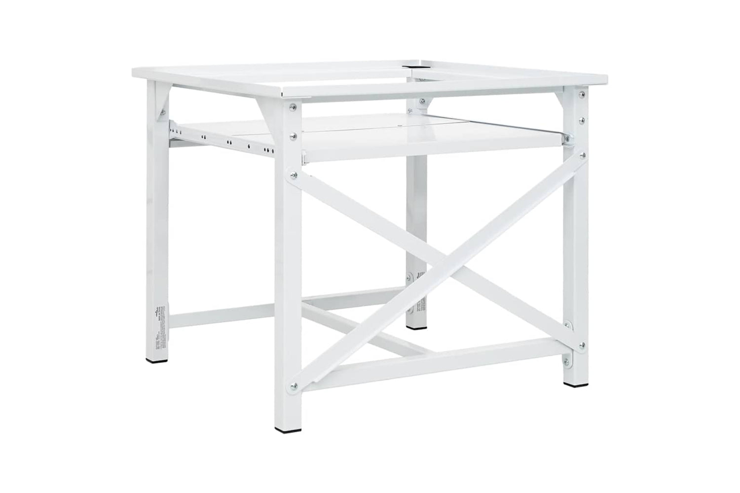 Vidaxl 50449 Washing Machine Pedestal With Pull-out Shelf White-5