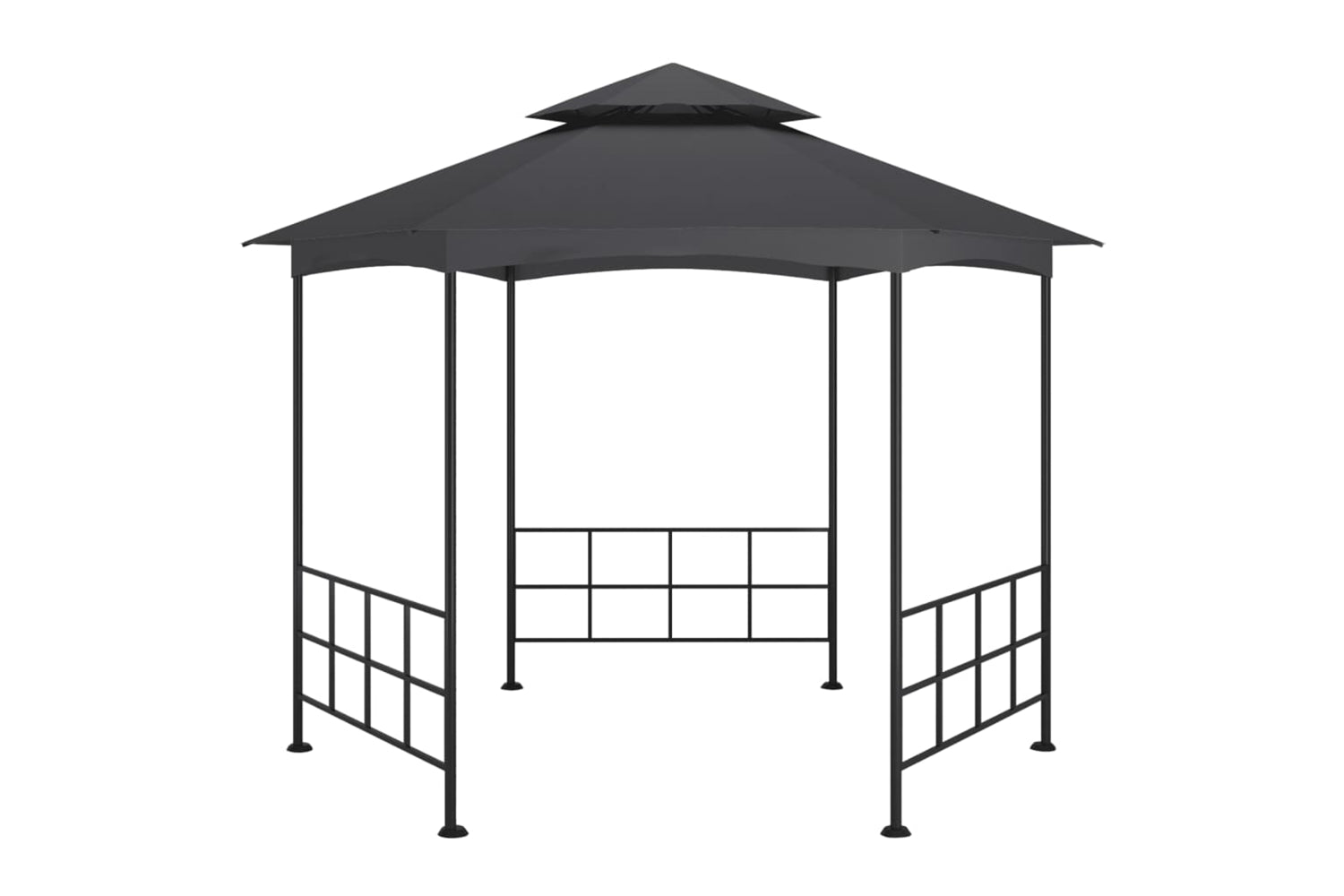 Vidaxl 313933 Gazebo With Sidewalls 3.1x2.7 M Anthracite-4