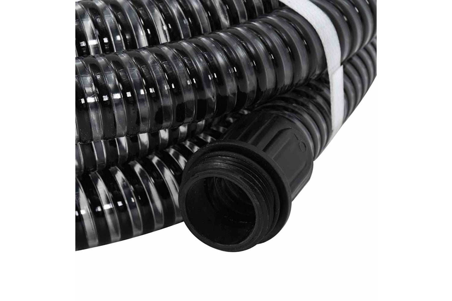 vidaXL 151061 Suction Hose With Brass Connectors 7 M 25mm Black-2
