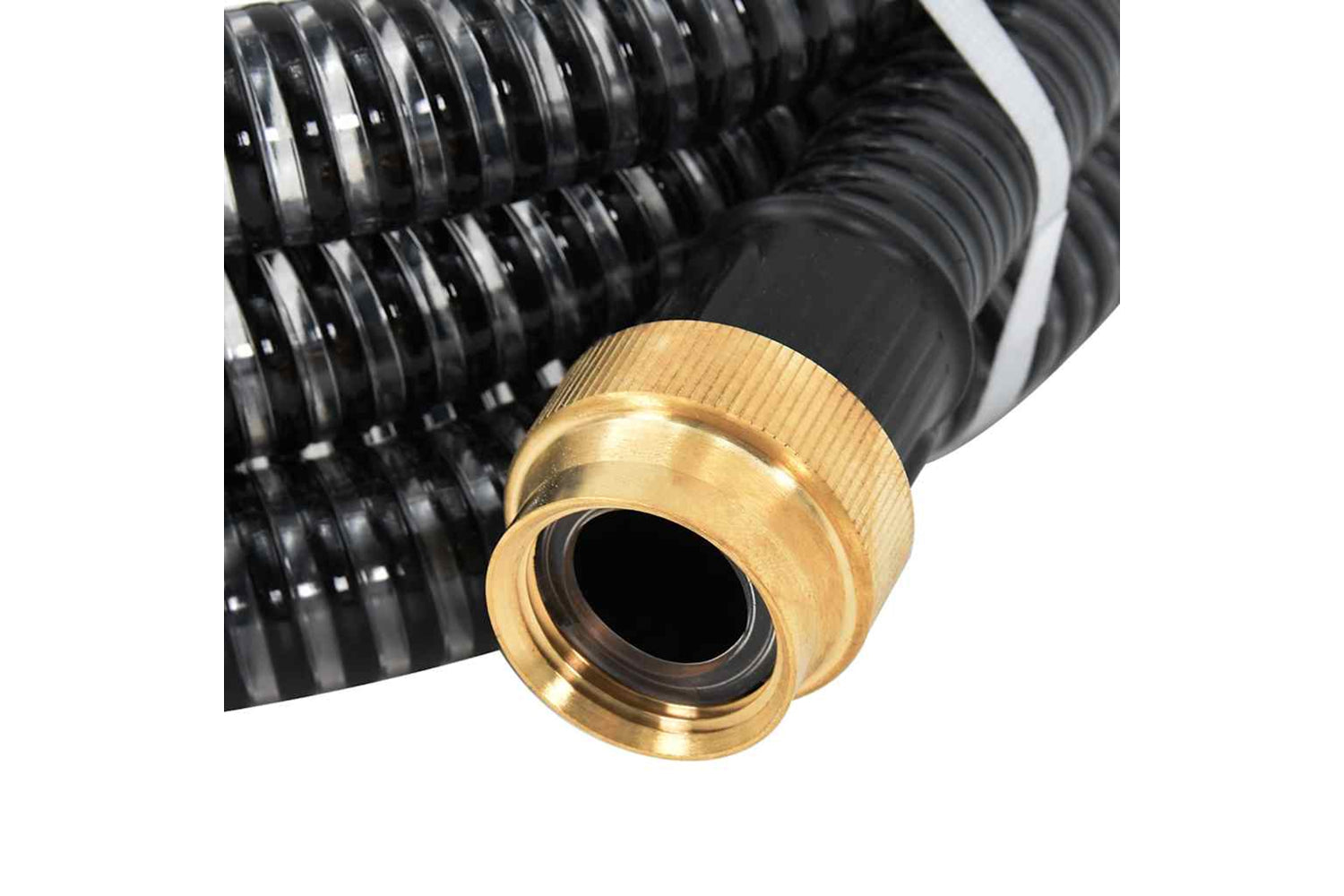 vidaXL 151061 Suction Hose With Brass Connectors 7 M 25mm Black-5