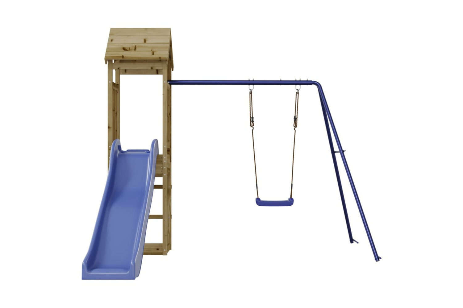 Vidaxl 3155821 Playhouse With Slide Swing Impregnated Wood Pine-4