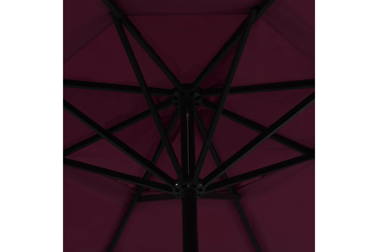 vidaXL 44476 Outdoor Parasol With Aluminium Pole 500cm Bordeaux Red-4